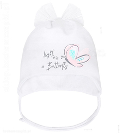 Elegancka czapeczka niemowlęca Esseja rozm. 42-46 cm