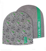 Czapka wiosenna/jesienna dla chłopca, r. 52-54 cm, dwustronna, Ready To Fly