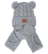 Czapka i szalik chłopięcy na zimę, Markos, rozm. 44-47 cm