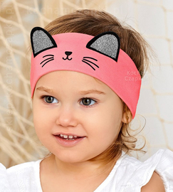 Opaska dla dziewczynki, na głowę, Stella, 40-42 cm
