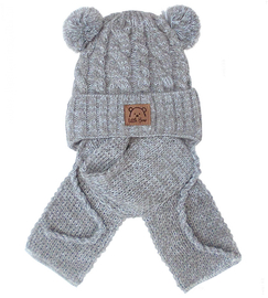 Czapka i szalik chłopięcy na zimę, Markos, rozm. 44-47 cm