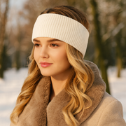 Opaska wiosenna/jesienna, damska, Lavle, kremowa