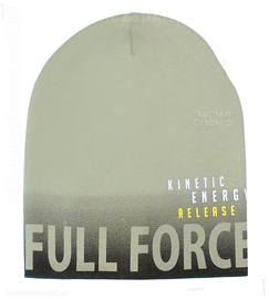 Czapka sportowa, chłopięca, bawełniana, Halvard, oliwka, 52-56 cm