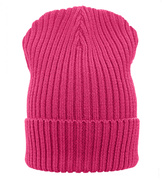 Czapka merino 100% zimowa, damska, Kaelin, ciemny róż, 56-60 cm