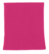 Komin bawełniany, z dzianiny dresowej, ciepły jesienny, róż ciemny, 8-15 lat