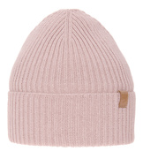 Czapka wiosenna/jesienna w prążek, różowa nude, Usimi, 52-54 cm