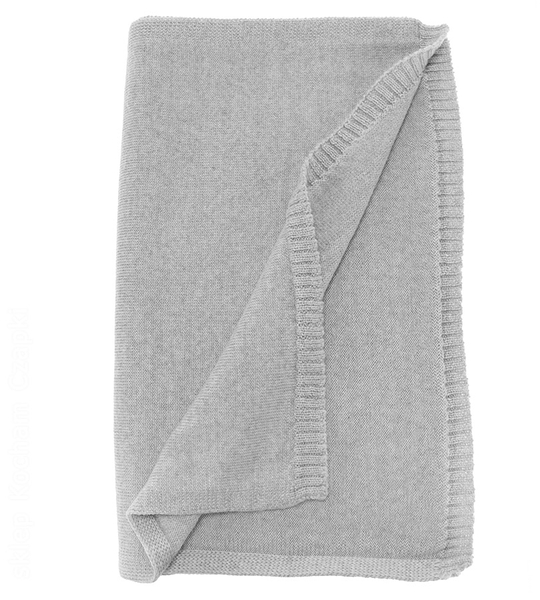 Szalik damski z wełny 100% merino, zimowy,  7340, szary