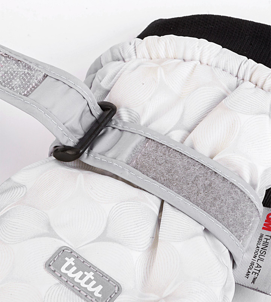 Rękawiczki zimowe wodoodporne 3M, odblaskowe rozm. 4-6 lat