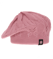 Beret dla dziewczynki wiosenny, różowy (1), Ramcela, 52-54 cm