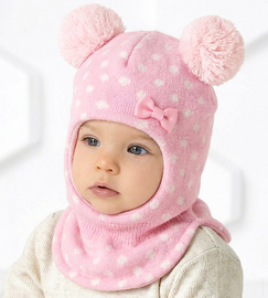 Kominiarka dla dziewczynki na zimę, Jannika rozm. 42-46 cm