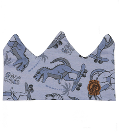 Opaska dla chłopca, korona, na głowę/uszy, Tilmio, niebieski (2), 46-50 cm