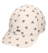 Czapka z daszkiem dla dziewczynki, UV 30+, Fonsia, kremowy, 50-53 cm