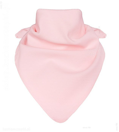 Chustka poda szyję dla dziewczynki, bawełniana, róż pudrowy, wiek 3-6 lat