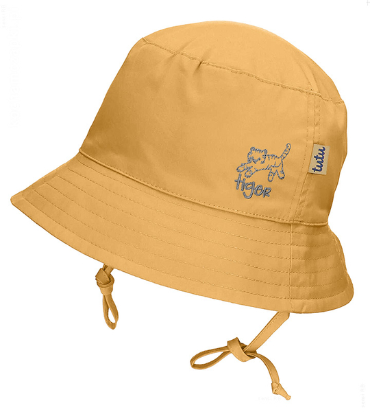 Kapelusz dla chłopca, wiązany, miodowy, Sakei,fFiltr UV+30, 48-50 cm