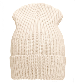Czapka merino zimowa, damska, Kaelin, kremowa, 56-60 cm