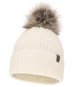 Czapka zimowa damska, Baliana, kremowa (09), 56-60 cm