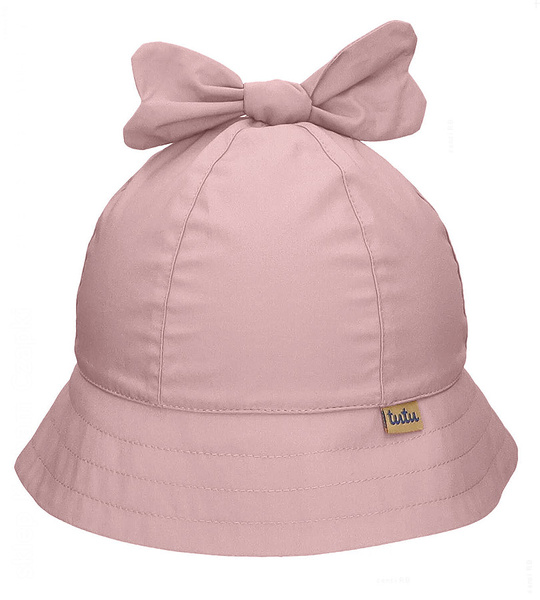 Kapelusz na lato dla dziewczynki,  kapelusz UV, wrzosowy, Mijane, 50-52 cm