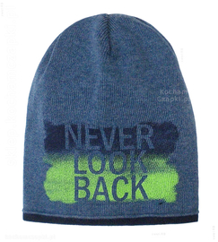 Dzianinowa czapka  dla chłopca Look Back  rozm.  54-56 cm