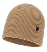 Czapka męska, wiosenna/jesienna, z wełny merino i kaszmiru, Uzatyr, kamel, 55-58 cm