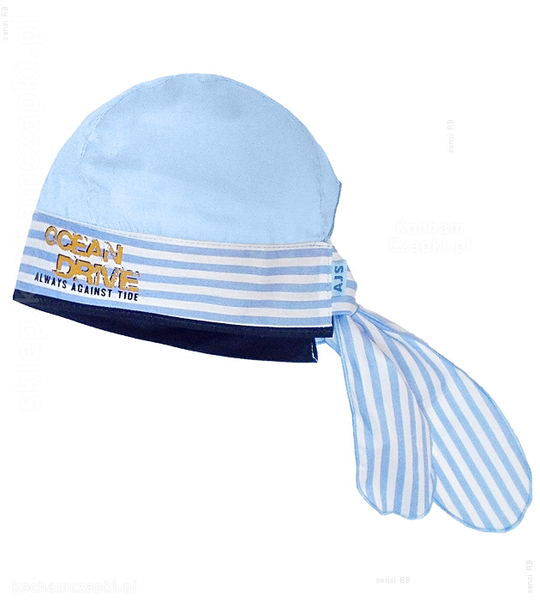 Bandamka, bandama, chusta na głowę Ocean Drive rozm. 48-50 cm