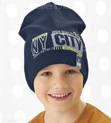 Sportowa granatowa czapka  NY City  rozm. 48-50 cm