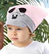 Chustka na głowę  dla dziewczynki na lato, Kitoko, rozm. 44-46 cm