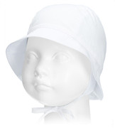 Kapelusz dla chłopca, biały,  Briane, rozm. 40-42 cm