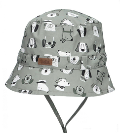 Kapelusz dla chłopca, kapelusz UV + 30, Mopino, zielony, 51-53 cm