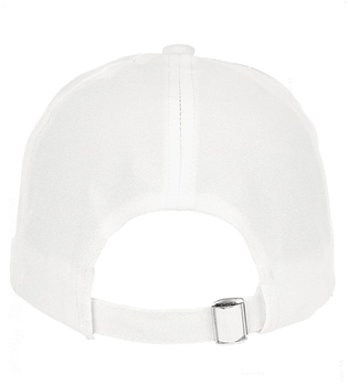 Czapka z daszkiem, damska, elegancka, cz-33, biała, 55-58 cm