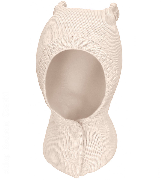 Czapka zimowa kominiarka dziecięca, Turner, jasny beżowy, 44-48 cm