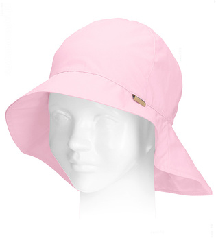 Kapelusz dla dziewczynki z filtrem UV, Tomisia, róż jasny, 50-52 cm