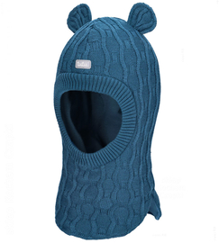 Kominiarka 100% merino dla chłopca, Jurgin, morska, 46-50 cm