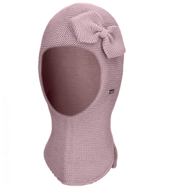 Kominiarka dla dziewczynki, wełna merino 100%, Lysandra, wrzosowy róż, 52-56 cm