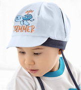 Czapka niemowlęca dla chłopca, Enjoy Summer rozm. 39-41 cm