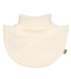 Komin merino dla dziecka, golfik, kremowy, 1-3 lat