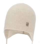 Czapka merino z kaszmirem, wiosenna/jesienna dla chłopczyka, Notano, beżowy, 47-49 cm
