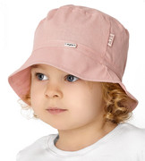Kapelusz dla dziewczynki na lato, brudny róż, Tanala, 52-54 cm