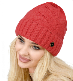 Czapka zimowa damska, Verwool, czerwona, rozm. 54-56 cm