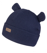 Czapka wiosenna / jesienna dla chłopca, granatowa, Mavier,  44-46 cm