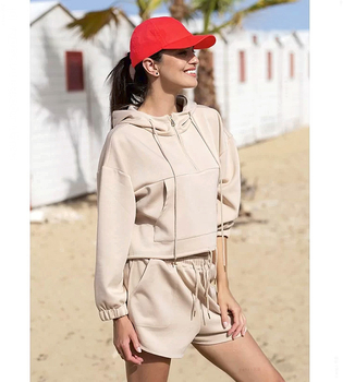 Czapka z daszkiem, damska, lniana, biała (80% len), 54-56 cm