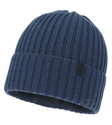 Czapka zimowa męska, z wełną merino i polarem , Ryttol, niebieska, 56-58 cm