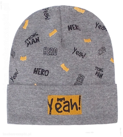 Czapka bawełniana na wiosnę/jesień Strong Man , rozm. 52-54 cm