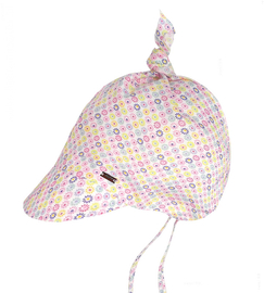 Czapka z daszkiem dla dziewczynki, bonetka, różowo-fioletowa, Arktotis, 48-50