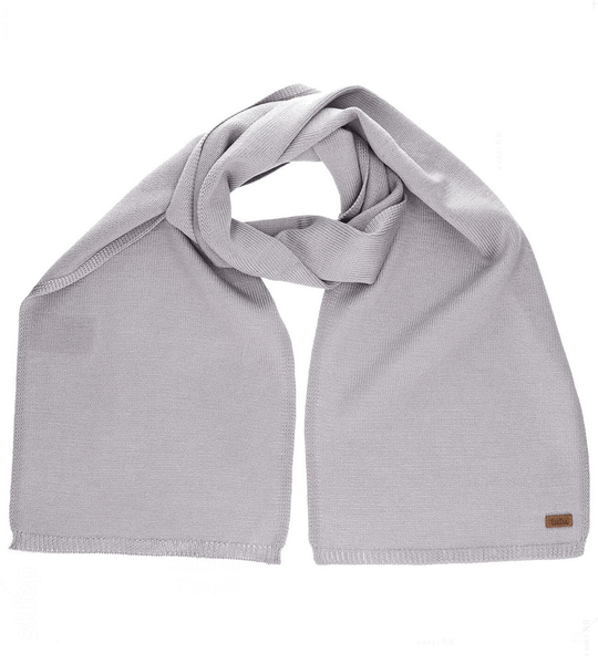 Szalik z wełny MERINO, 7641, szary