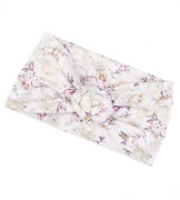 Opaska dla dziewczynki na głowę, Petrina, beżowo-różowa,  rozm. 52-56 cm