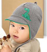 Czapka wiosenna / jesienna dla chłopca, ciemnoszara, Xiode, 42-44 cm