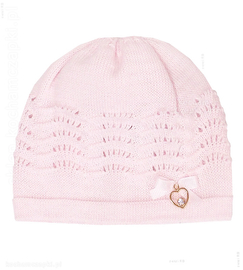 Wiosenna/jesienna czapeczka niemowlęca dla dziewczynki Farja rozm. 36-40 cm