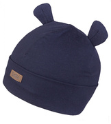 Czapka jesienna/wiosenna dla chłopca, granatowa, Daket, 44-46 cm