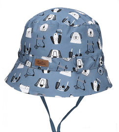 Kapelusz dla chłopca, UV +30, Mopino, niebieski, 46-48 cm