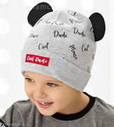 Czapka z uszami dla chłopczyka  Cool Dude , rozm. 42-46 cm